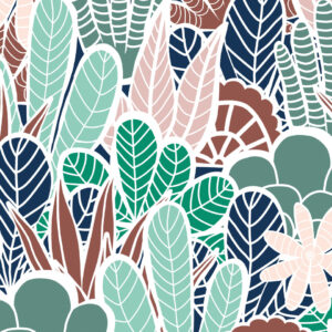 Motivserviette, Grafische Kakteen, 33 x 33 cm, 3-lagig, 20 Stück