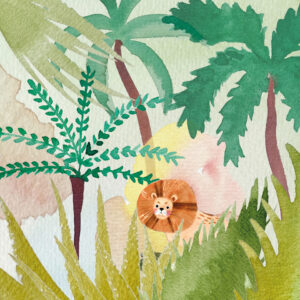 Motivserviette, Dschungel-Beat, 33 x 33 cm, 3-lagig, 20 Stück