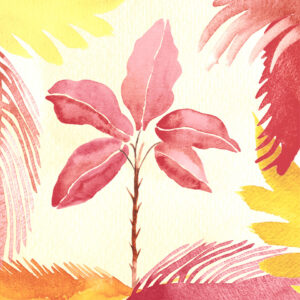 Motivserviette, Tropisch, 25 x 25 cm, 3-lagig, 20 Stück