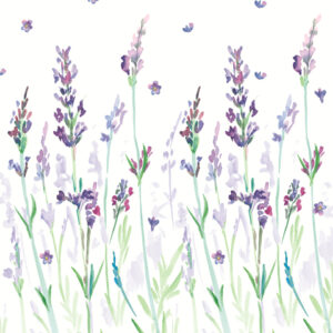 Motivserviette, Lavendeltraum, 33 x 33 cm, 3-lagig, 20 Stück