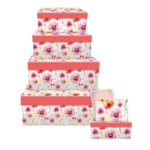 Geschenkkarton Summer Morning, 6-teilig, flach