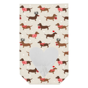 Weihnachts-Bodensack Weihnachtsdackel, 11,5 x 19 cm, 10 Stück