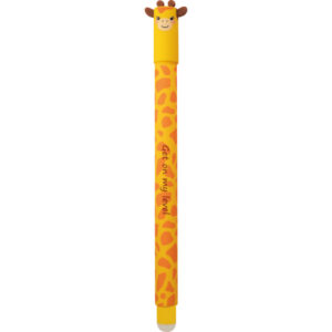 Gelschreiber Animal Erase It! Giraffe, 0,7 mm, radierbar, blau