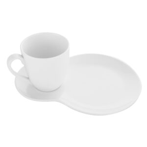 Kaffeetasse 320 ml + Untersetzer / Dessert