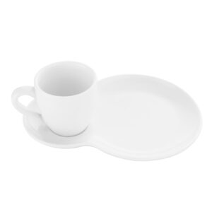 Kaffeetasse 85 ml + Untersetzer / Dessert