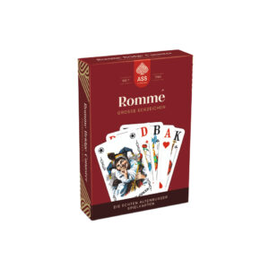 Spielkarten Senioren Rommé mit großen Eckzeichen, französisches Bild