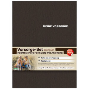 Vorsorge-Set - Patientenverfügung +Testament