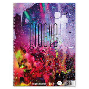 Collegeblock Groove it, A4, 70g/m², 80 Blatt, Lin.28, kariert, weiß