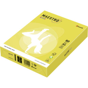 Kopierpapier MAESTRO® Color Pastell, A4, 80g/m², 500 Blatt, zitronengelb