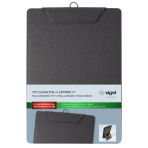 Speisekarten-Klemmbrett, A4, anthrazit