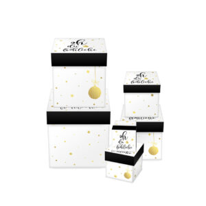 Weihnachts-Geschenkkarton Weihnachtsmelodie, 6-teilig