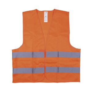 Warnweste, Größe 10=XL, Polyester, orange