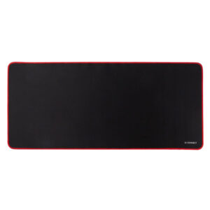 Mausmatte schwarz/rot 90x40cm