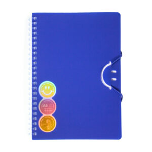 Spiralnotizbuch A5 Smile blau