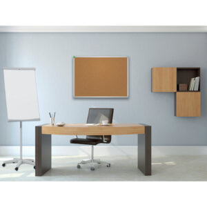 Kork-Notiztafel U-Act!Line®, Aluminiumrahmen, 900 x 600 mm, kork