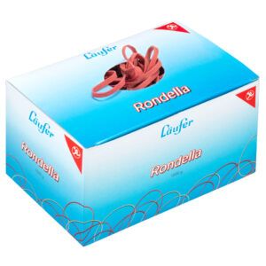 Gummiband Rondella, 200 x 17 mm / Ø 125 mm, rot, 1000g