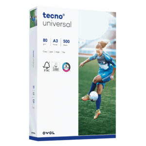 Kopierpapier tecno® universal - A3, 80 g/qm, weiß, 500 Blatt