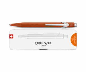 849 Kugelschreiber orange mit Etui Caran d'Ache Colormat-X