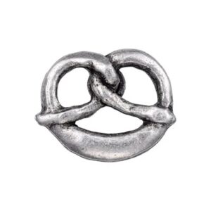 Anstecker 15mm Breze Pin, Farbe altsilber