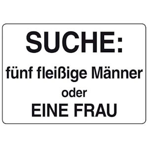 Blechpostkarte Suche