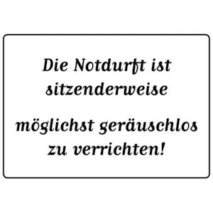 Blechpostkarte möglichst geräuschlos