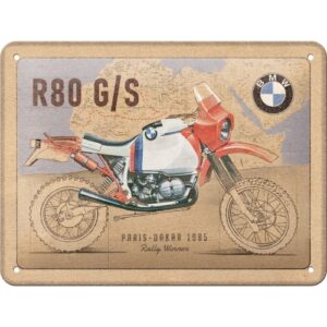 Blechschild BMW R80 G/S Paris Dakar