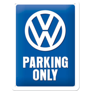 Blechschild VW Parking Only