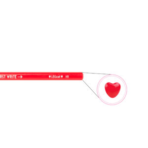 Bleistift Herzform Love at first