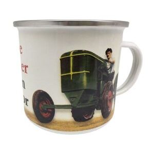 Emaillebecher Echte Männer fahren Traktor