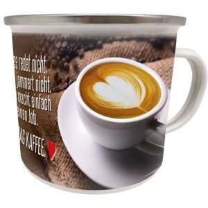 Emaillebecher Ich mag Kaffee