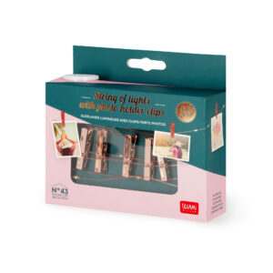 Lichterkette mit Clips für Fotos