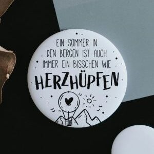 Magnet Ein Sommer in den Bergen ist auch immer ein bisschen wie Herzhüpfen