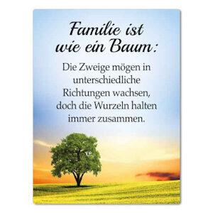Magnet Familie + Baum