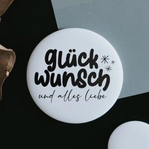 Magnet Glückwunsch und alles Liebe