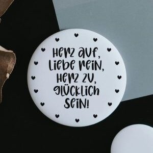Magnet Herz auf Liebe rein
