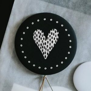 Magnet Herz schwarz
