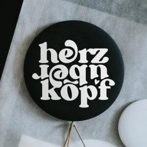Magnet Herz über Kopf