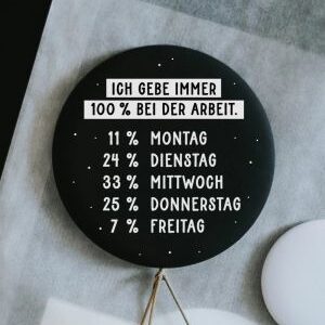 Magnet Ich gebe immer 100%