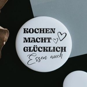 Magnet Kochen macht glücklich Essen auch