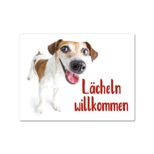 Magnet Lächeln willkommen