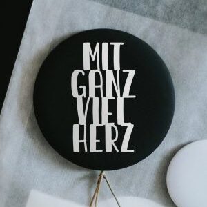 Magnet Mit ganz viel Herz