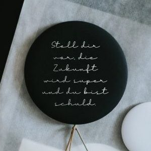 Magnet Stell dir vor die Zukunft