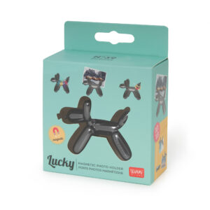 Magnetischer Fotohalter Lucky Black Dog
