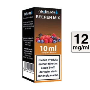 Nikoliquids E-Liquid Beeren Mix 10ml 12mg Nikotin