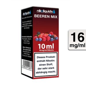 Nikoliquids E-Liquid Beeren Mix 10ml 16mg Nikotin