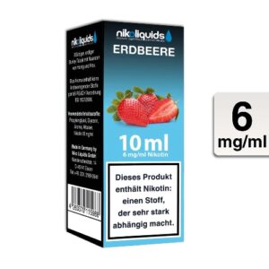 Nikoliquids E-Liquid Erdbeere 10ml 6mg Nikotin