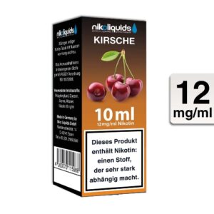 Nikoliquids E-Liquid Kirsche 10ml 12mg Nikotin