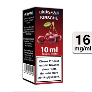 Nikoliquids E-Liquid Kirsche 10ml 16mg Nikotin