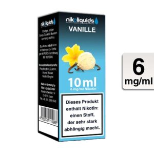 Nikoliquids E-Liquid Vanille 10ml 6mg Nikotin