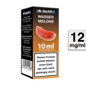 Nikoliquids E-Liquid Wassermelone 10ml 12mg Nikotin